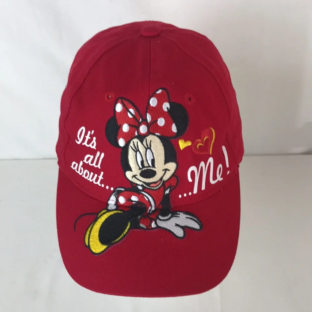 Disney Minnie Mouse red cotton cap NWOT